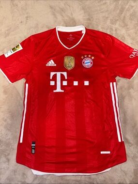 AUTH FC Bayern Munchen 2020-21 Authentic Jersey Rémy Vita #26 FIFA CWC Badge M